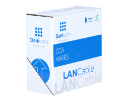 DSIT CAT6 U/UTP auf Spule gewickelt grau CCA DC-UTP6CCA50S-GRY - CAT 6 - UTP