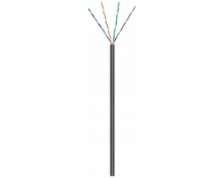DSIT CAT6 Outdoor Netzwerkkabel U/UTP AWG 23/1 Starrleiter Schwarz - CAT 6 - UTP