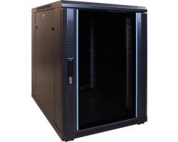 DSIT kleiner Serverschrank mit Glast�r BxTxH 600 x 800 - Rack