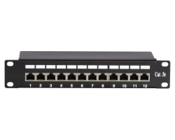 DSIT Patchpanel 10 12-fach FTP CAT 5e - Zubeh�r Netzwerk - 12-Port