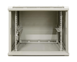DSIT Serverschrank wendbares Wandgeh�use mit Glastuer Wei� BxTxH 600 x - Wandgeh�use