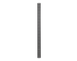 DSIT vertikale Kabelf�hrungsleiste - 30 cm breit