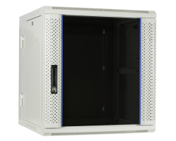 DSIT Serverschrank wendbares Wandgeh�use mit Glastuer Wei� BxTxH 600 x - Wandgeh�use