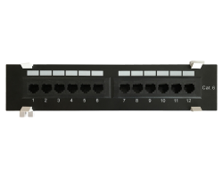 DSIT CAT 6 Wand Patchpanel 12-fach UTP - Patch-Panel