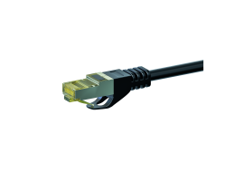 DSIT RJ45 Netzwerkkabel S/FTP PiMF mit CAT 7 Rohkabel Schwarz - Kabel - Netzwerk