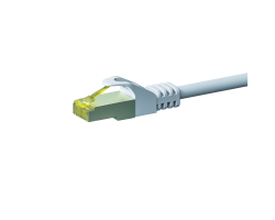 DSIT RJ45 Netzwerkkabel S/FTP PiMF mit CAT 7 Rohkabel Weiss - Kabel - Netzwerk