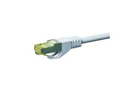 DSIT RJ45 Netzwerkkabel S/FTP PiMF mit CAT 7 Rohkabel Weiss - Kabel - Netzwerk