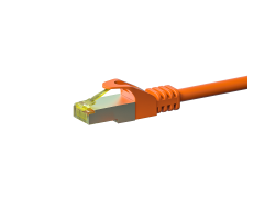 DSIT RJ45 Netzwerkkabel S/FTP PiMF mit CAT 7 Rohkabel Orange - Kabel - Netzwerk