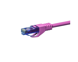 DSIT CAT6a Netzwerkkabel 100% Kupfer - U/UTP - - Rosa - Netzwerk - CAT 6a