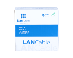 DSIT CAT5e F/UTP auf Spule gewicktelt flexibel grau CCA - CAT 5e - UTP