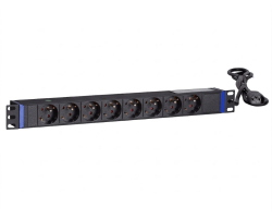 DSIT 19 Steckdosenleiste mit C14 Stecker - 8-fach Erdungsstift