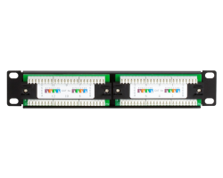 DSIT Patchpanel 10 12-fach UTP CAT 5e - Zubeh�r Netzwerk - 12-Port