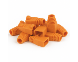 DSIT DANICOM RJ45 Tule Orange - 10 St�ck DC-RJ45-BOOT-Orange-10PCE