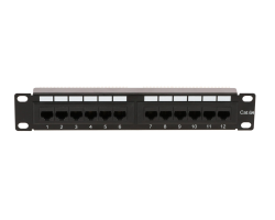 DSIT Patchpanel 10 12-fach UTP CAT 6a DS-10Patch6a-12UTP - Zubeh�r Netzwerk - 12-Port