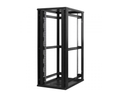 DSIT 19 Serverschrank mit perforierten Doppelfl�geltueren vorne und hinten BxTxH - Rack