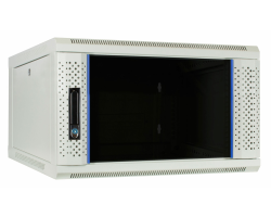 DSIT Serverschrank Wandgeh�use mit Glastuer Weiss BxTxH 600 x - Wandgeh�use