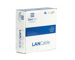 DSIT DANICOM CAT5E UTP - PVC Fca DC-UTP5E-100-Fca - Kabel - Netzwerk