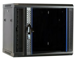 DSIT Serverschrank Wandgeh�use mit Glast�r BxTxH 600 x 450 - Wandgeh�use