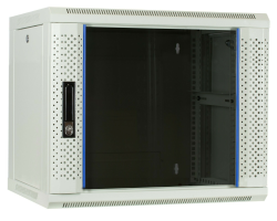 DSIT Serverschrank Wandgeh�use mit Glastuer Wei� BxTxH 600 x 450 - Wandgeh�use
