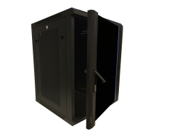 DSIT Serverschrank 19 Wandgeh�use mit Glast�r und Perforierte Seitenw�nde BxTxH - Wandgeh�use