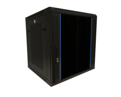 DSIT Serverschrank 19 Wandgeh�use mit Glast�r und Perforierte Seitenw�nde BxTxH - Wandgeh�use