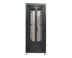 DSIT 19 Serverschrank mit perforierten Doppelfl�gelttueren BxTxH 800 x 1000 - Rack