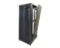 DSIT 19 Serverschrank mit perforierten Doppelfl�gelttueren BxTxH 800 x 1000 - Rack