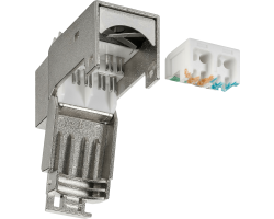 DSIT CAT6 STP Keystone Netzwerkstecker - Toolless - Patch-Panel