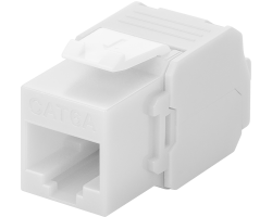 DSIT CAT6a UTP Keystone Netzwerkstecker - Toolless - Grau - Patch-Panel
