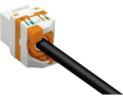DSIT CAT6 UTP Keystone Netzwerkstecker - Toolless Twist
