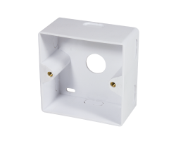 DSIT Dose Aufputz Cat. 6/Class E zweifach geschirmt 2 x 45RJ Wei�