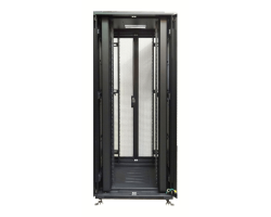DSIT 19 Serverschrank mit perforierter Doppelfl�geltueren vorne und hinten BxTxH - Rack