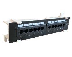 DSIT CAT 6 Wand Patchpanel 12-fach UTP - Patch-Panel