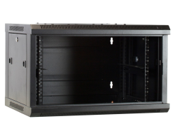 DSIT 4 HE Serverschrank Wandgeh�use mit Glastuer nicht vormontiert BxTxH 600 x 450