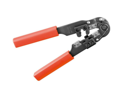 DSIT Crimp Zange f�r RJ 45 Stecker mit Kabelschneider und Abisolierer