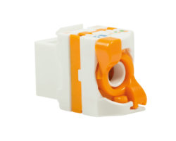 DSIT CAT6a UTP Keystone Netzwerkstecker - Toolless Twist - Patch-Panel