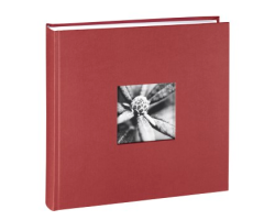 Hama Jumbo-Album Fine Art, 30x30 cm, 100 wei�e Seiten, Bordeaux