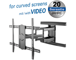 myWall Vollbeweglicher Wandhalter f�r LCD TV F�r Bildschirme 50 - 100 (127 - 254 cm), Belastung bis 70 kg, auch f�r Curved TV s geeignet, perfekt f�r die Eckenmontage