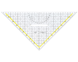 Aristo TZ-Dreieck 360� mit Griff 1648/2 Hypotenuse 325mm