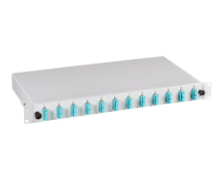 EFB Elektronik EFB-Elektronik - Glasfaserkabelkiste - Rack montierbar - Grau, RAL 7035 - 1U - 48.3 cm (19)