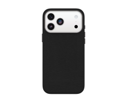 OtterBox Symmetry Series - Hintere Abdeckung f�r Mobiltelefon - MagSafe-Kompatibilit�t - Polyurethan, Kaktusleder - Noir Ash (schwarz)