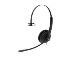 Yealink YHS34 Lite Mono Auricolare Cablato A Padiglione Ufficio Nero