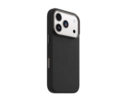 OtterBox Symmetry Series - Hintere Abdeckung f�r Mobiltelefon - MagSafe-Kompatibilit�t - Kaktusleder, Polyurethan - Noir Ash (schwarz)