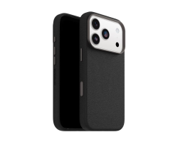 OtterBox Symmetry Series - Hintere Abdeckung f�r Mobiltelefon - MagSafe-Kompatibilit�t - Kaktusleder, Polyurethan - Noir Ash (schwarz)