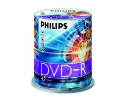 Philips DM4S6B00F - 100 x DVD-R - 4.7 GB (120 Min.)