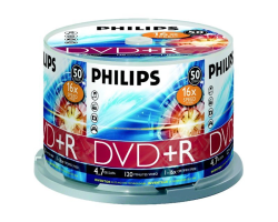 Philips DR4S6B50F - 50 x DVD+R - 4.7 GB (120 Min.)