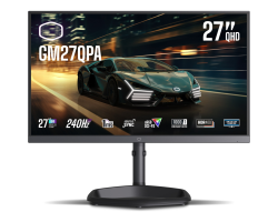 Cooler Master GM27QPA schwarz QHD IPS Adaptive-Sync - 27 - - 27 - - 27 - Flachbildschirm - Flachbildschirm (TFT/LCD) - 68,6 cm