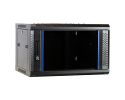 DSIT 4 HE Serverschrank Wandgeh�use mit Glastuer nicht vormontiert BxTxH 600 x 450