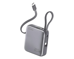 4smarts Powerbank Pocket Dual Cord 22.5W spacegrau - Batterie