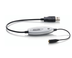 Philips LFH9034 - USB type A - 3.5 mm Stereo - Schwarz - Grau